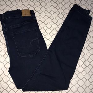 american eagle jeggings - no rips